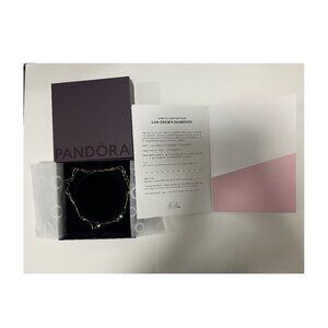 New Pandora Infinite Lab grown Diamond Long pendant necklace 0.50 carat 14k gold